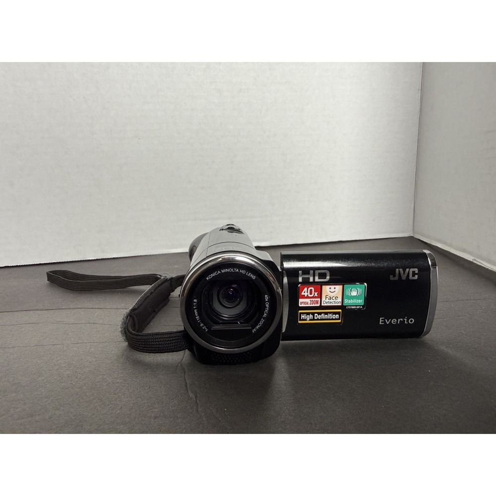JVC Everio HD Camcorder, charger and case HDMI 40x Optical Zoom Tested-Y2K coded